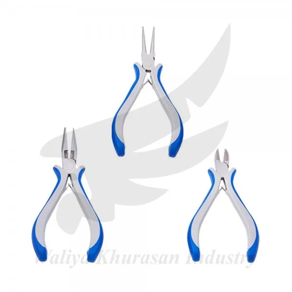 3-PIECE ERGONOMIC BEADING TOOL KIT JEWELRY PLIERS