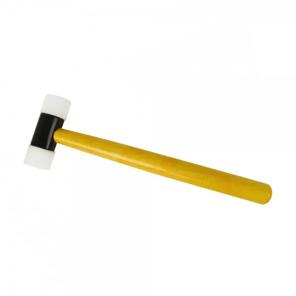 NYLON HAMMER WITH WOODEN HANDLE