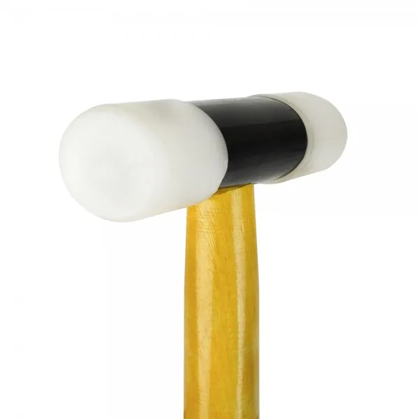 NYLON HAMMER WITH WOODEN HANDLE