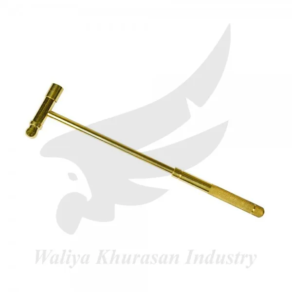 INTERCHANGEABLE BRASS HAMMER WITH BRASS NYLON AND FIBER HEADS