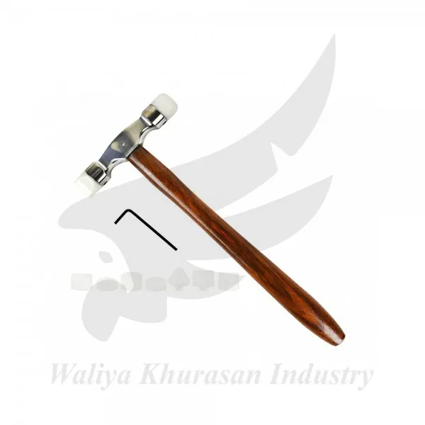 9-1/2 INCHES NYLON TIPPED FORMING HAMMER WITH 9 INTERCHANGEABLE FACES