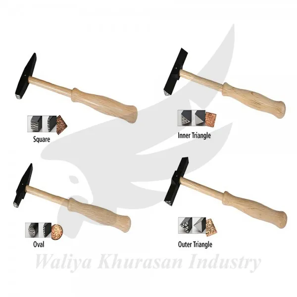 SET OF 4 WUBBERS ARTISANS MARK TEXTURE HAMMERS