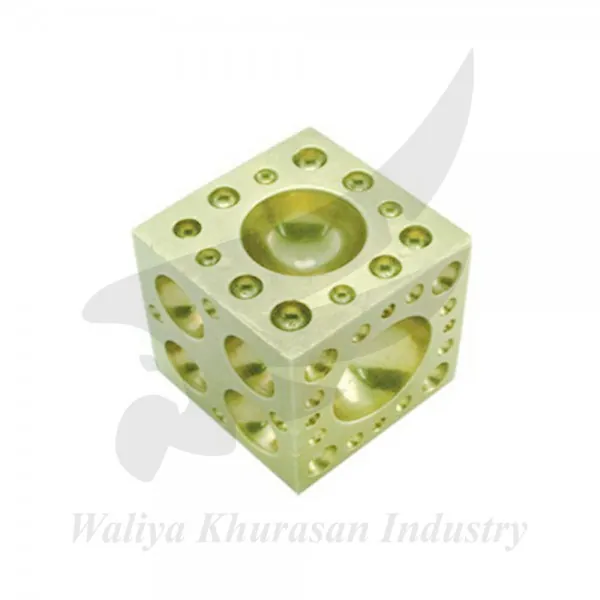 JEWELLERS DAPPING BLOCK BRASS CUBE 