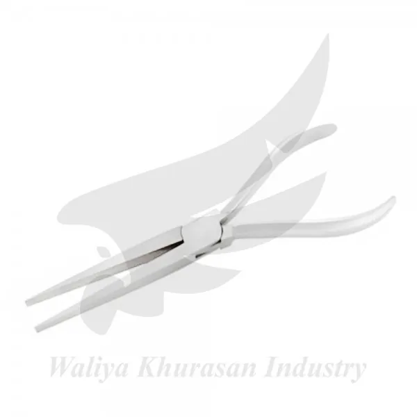 OPTICIAN LONG FLAT NOSE PLIERS 4MM JAW 180MM