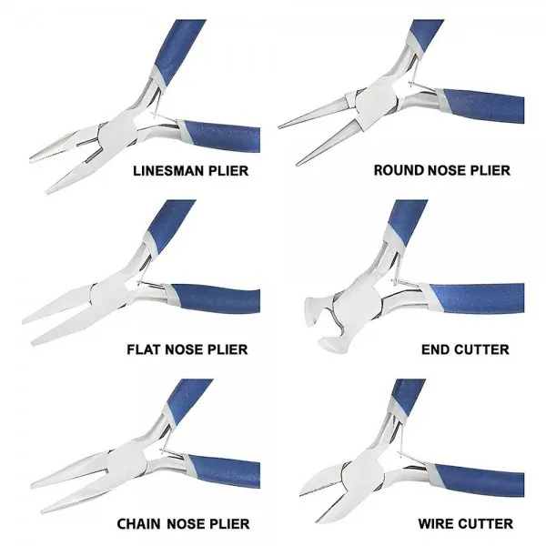 6 PIECE JEWELER PLIERS TOOL