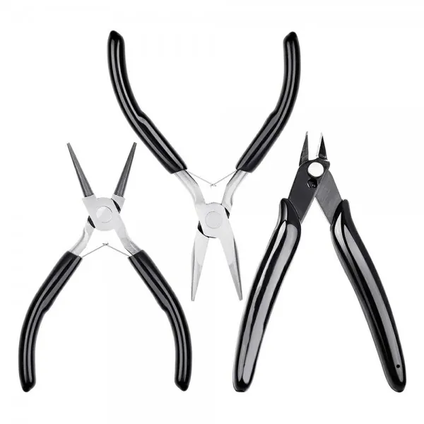SET OF 3 JEWELRY AND BEADING PLIERS