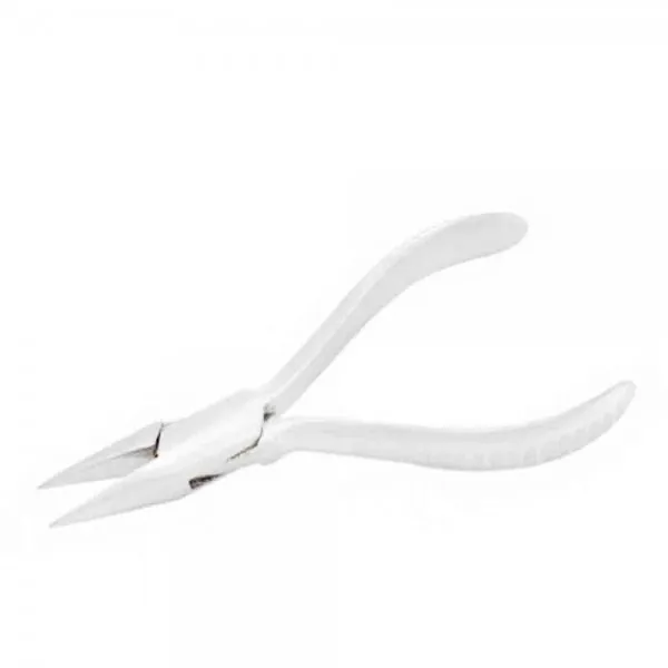 OPTICIAN PLIERS CHAIN NOSE GROOVE HANDLE 140MM