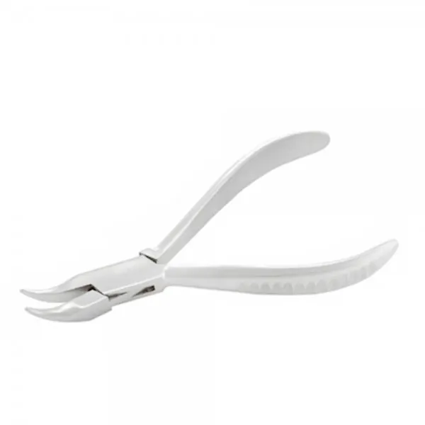 OPTICIAN BENT NOSE PLIERS GROOVE HANDLE