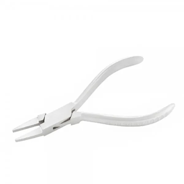 OPTICIAN PLIERS FLAT NARROW JAW 2MM