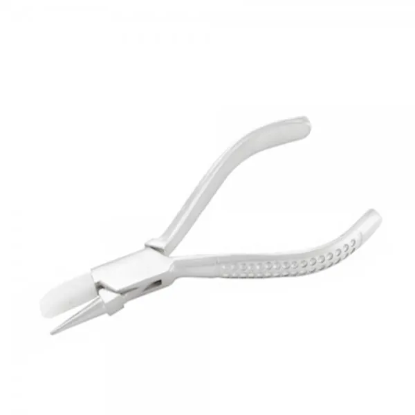 OPTICIAN FLAT AND ROUND NYLON JAW PLIERS 150MM FANCY HANDLE