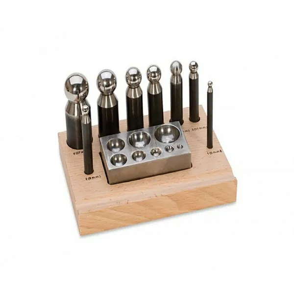 DAPPING SET - 8 PUNCHES AND BLOCK