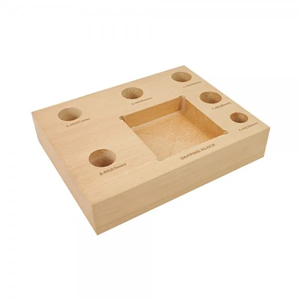 EXTRA LARGE 6-PIECE STEEL DAPPING DOMING BLOCK SET