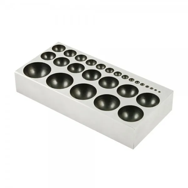 41 PCS DAPPING BLOCK AND PUNCH SET JEWELRY MAKING AND METAL SMITH
