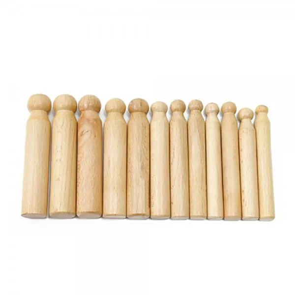 WOOD DAPPING PUNCH SET - 12 PIECES