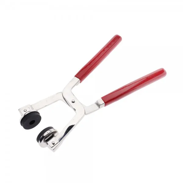 RING HOLDING PLIERS WITH RUBBER PADS 205MM
