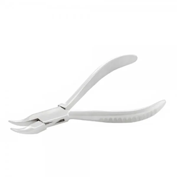 OPTICIAN BENT NOSE PLIERS GROOVE HANDLE