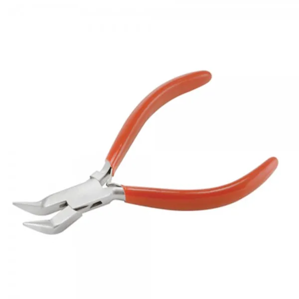 BENT CHAIN NOSE PLIERS 130MM
