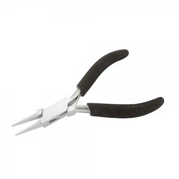 ROUND NOSE PLIERS 130MM FOAM HANDLE