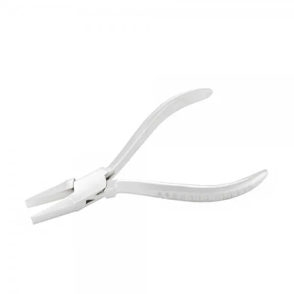 FLAT NOSE PLIERS GROOVE HANDLE 130MM