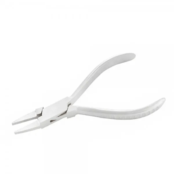 OPTICIAN PLIERS FLAT NARROW JAW 2MM